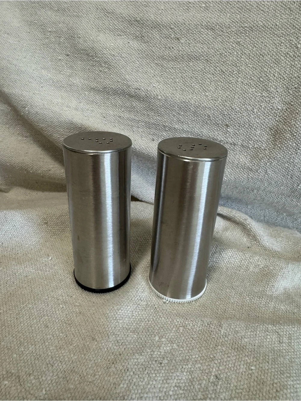 IKEA Plats Stainless Steel Salt & Pepper Shakers Set
